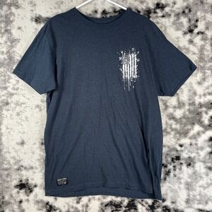 Howitzer Shirt Mens‎ Size Large Dark Blue American Flag Comfort Casual